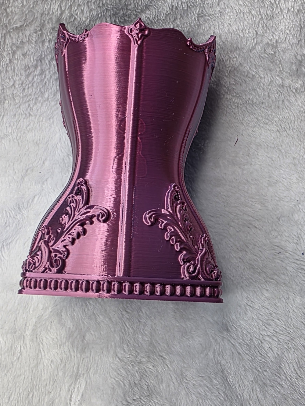 Decorative Gothic Corset Makeup Beush Pencil Holder - Picture 3 of 8